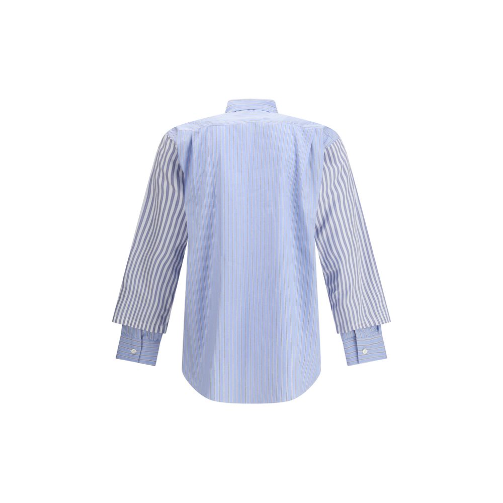 Light Blue Cotton Pattern Shirt
