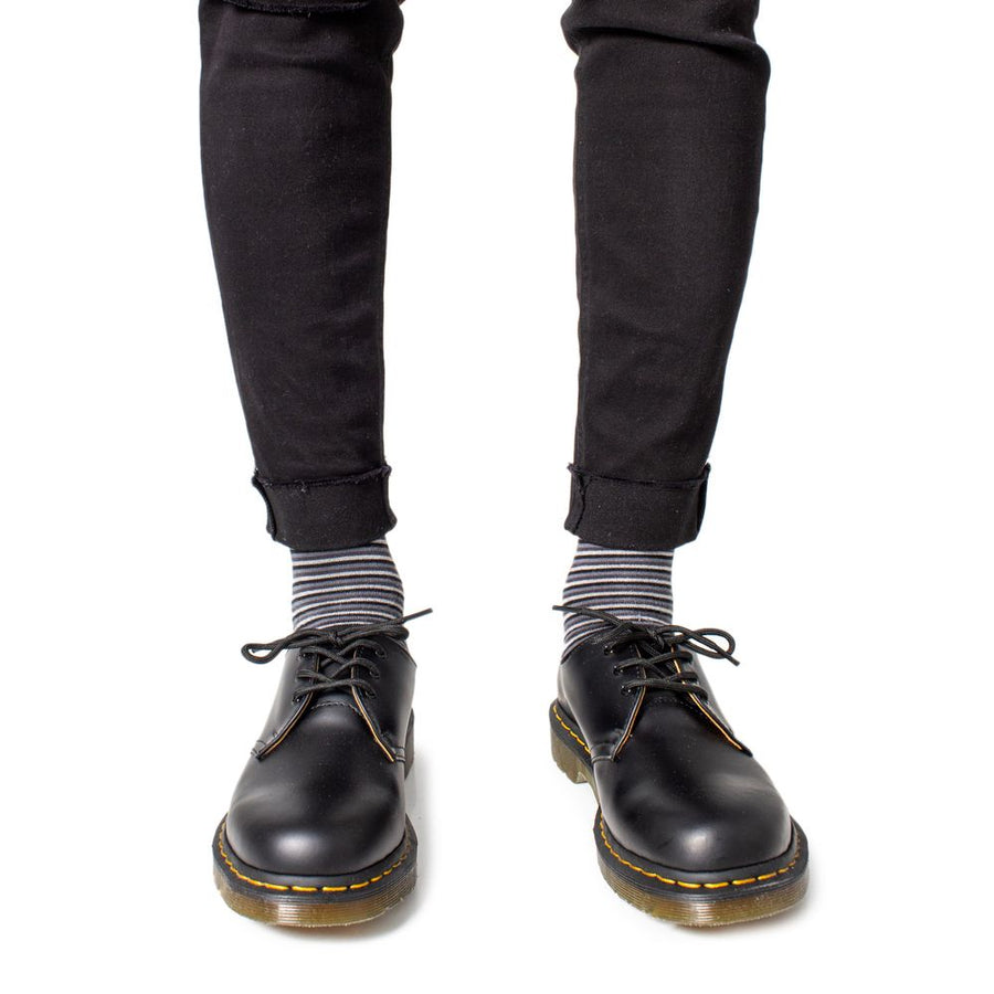 Black Leather Oxfords And Derby