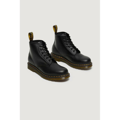 Black Leather Athletic Sneakers