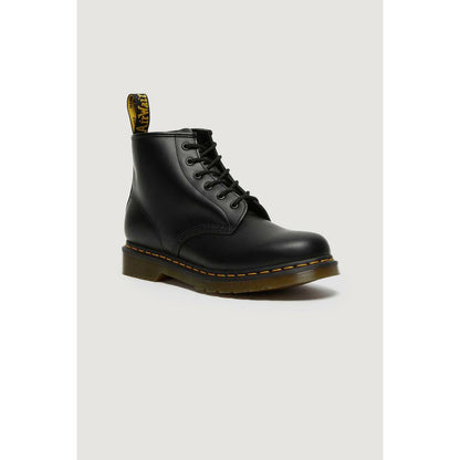 Black Leather Athletic Sneakers