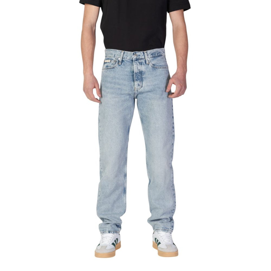 Light Blue Organic Cotton Relaxed Fit Jeans