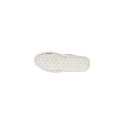 Beige Recycled Cotton Platform Sneakers