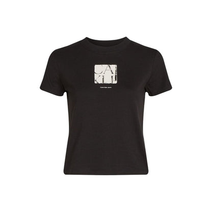 Black Recycled Cotton T-Shirt