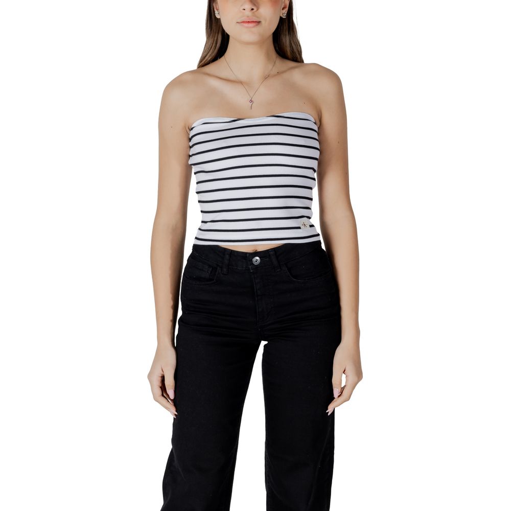 White Recycled Cotton Top