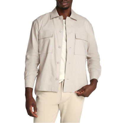 Beige Lyocell Coat