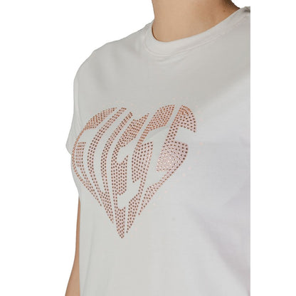 Cream Cotton T-Shirt