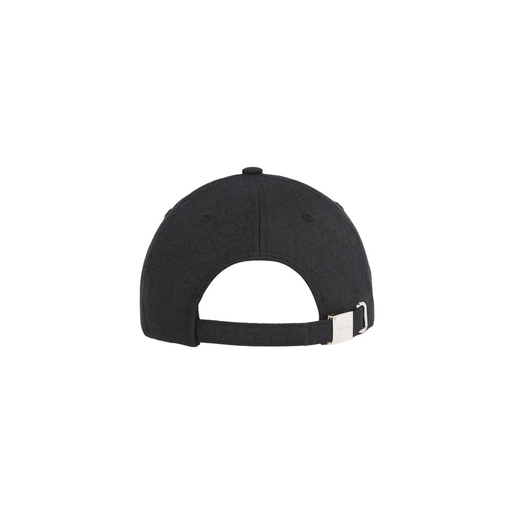 Black Recycled Polyester Cap (Baseball Hat)