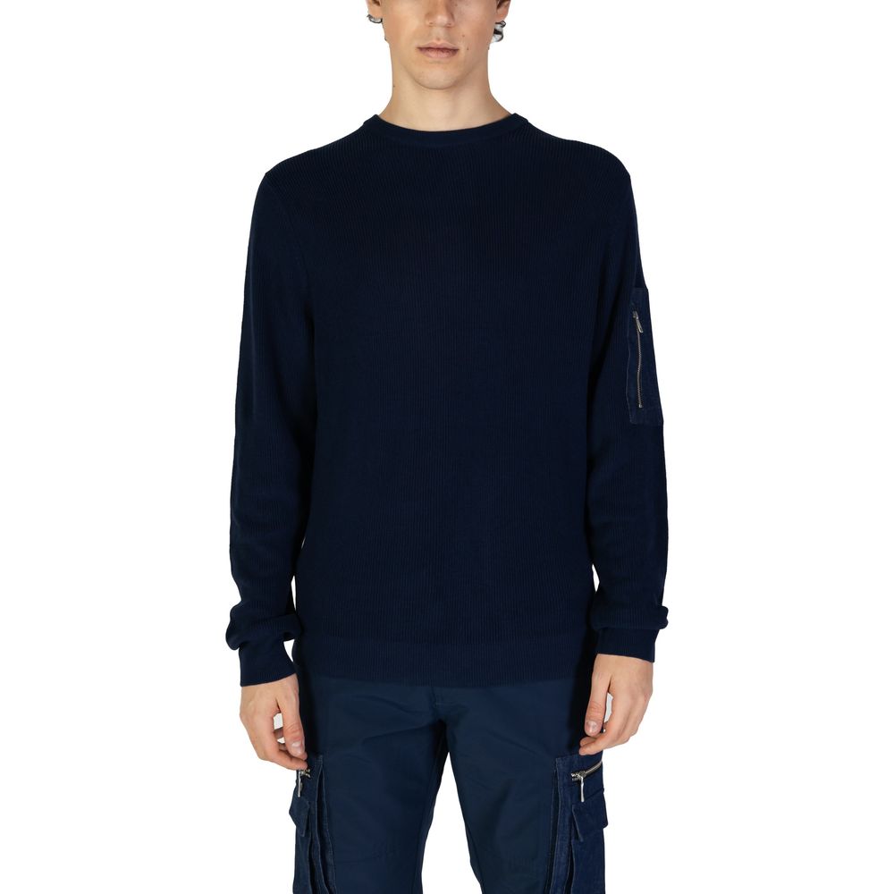 Blue Cotton Sweatshirt