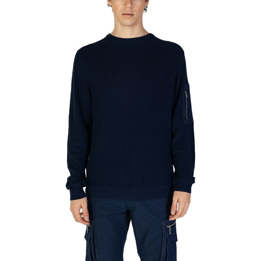 Blue Cotton Sweatshirt