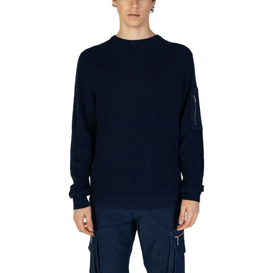 Blue Cotton Sweatshirt