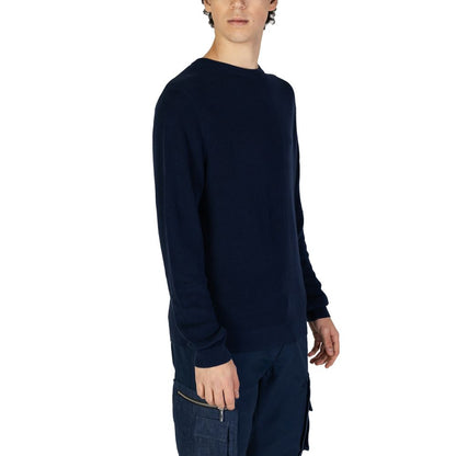 Blue Cotton Sweatshirt