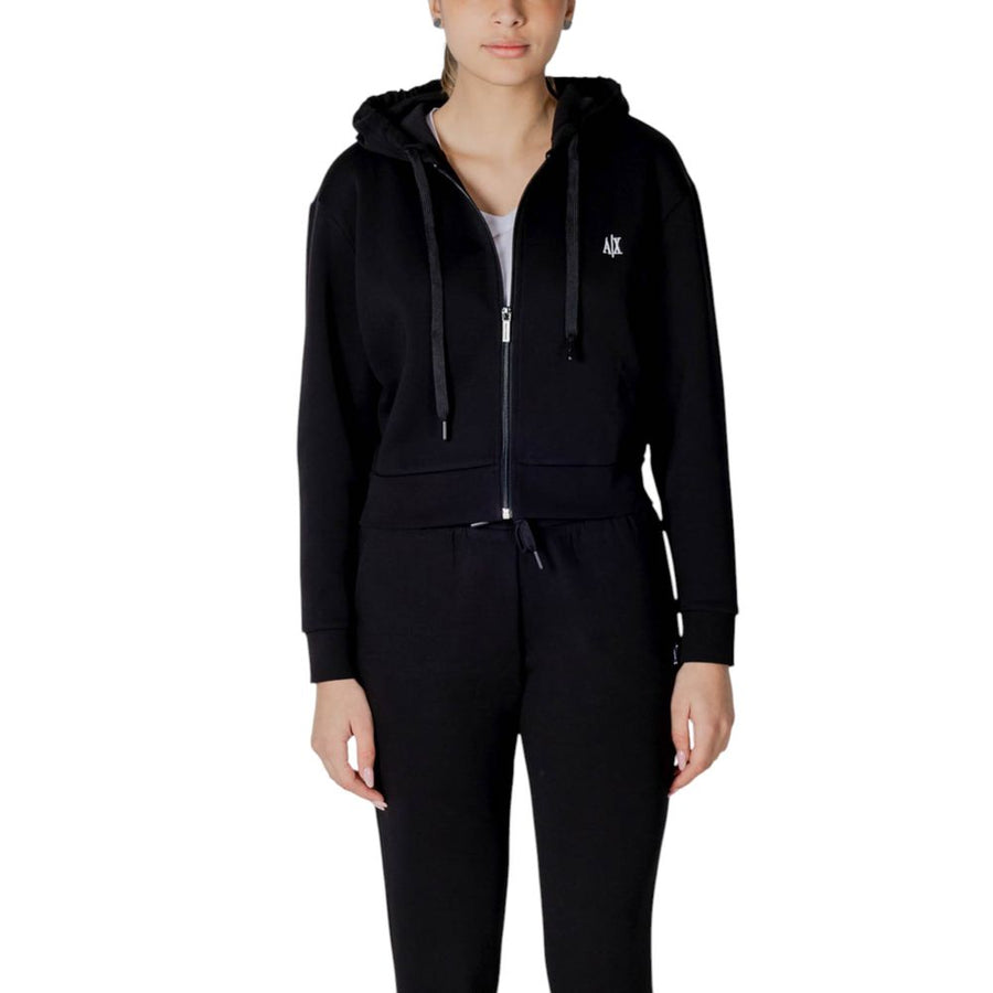 Black Cotton Hoodie