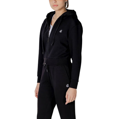 Black Cotton Hoodie