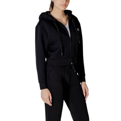 Black Cotton Hoodie