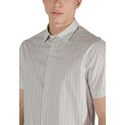 Cream Cotton Shortsleeve Shirt