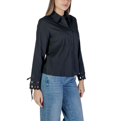 Black Cotton Blouse