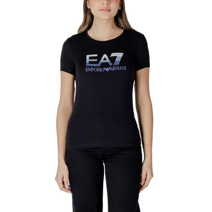 Black Cotton T-Shirt