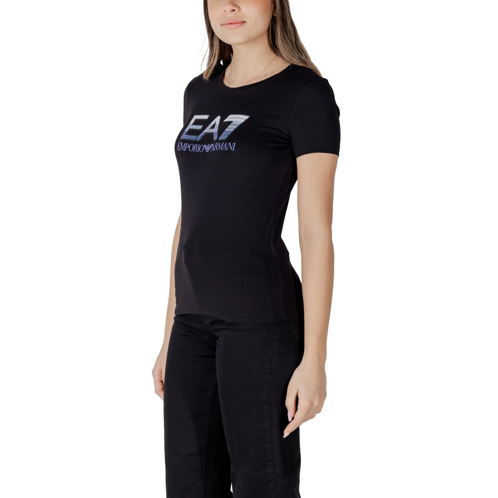 Black Cotton T-Shirt