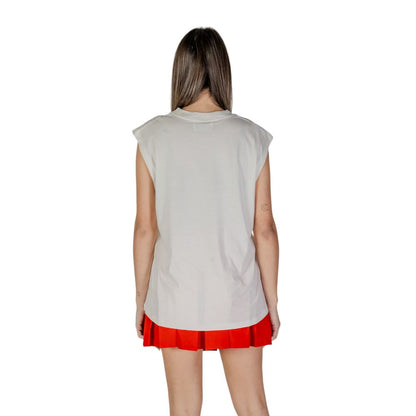 Cream Cotton Tank Top