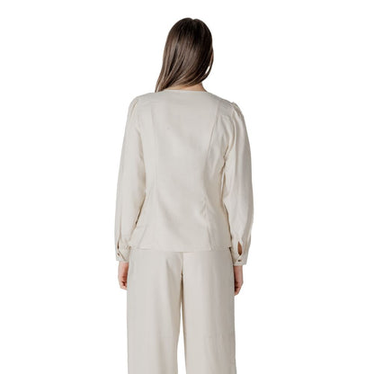 Beige Viscose Top
