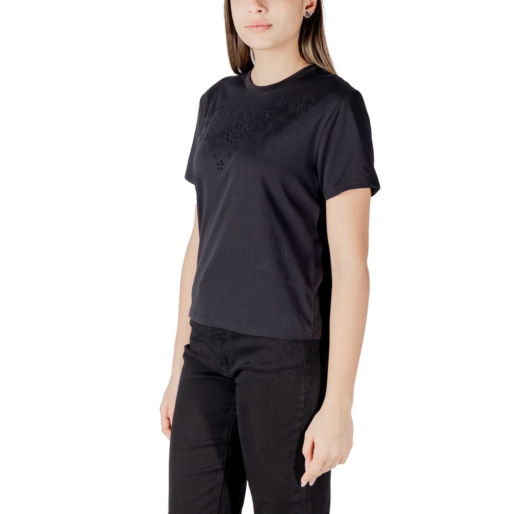 Black Cotton T-Shirt