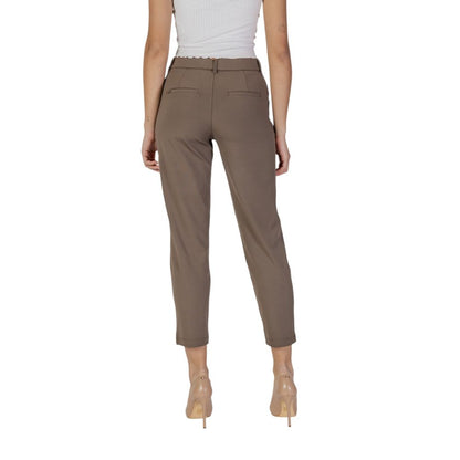 Brown Polyester Pant