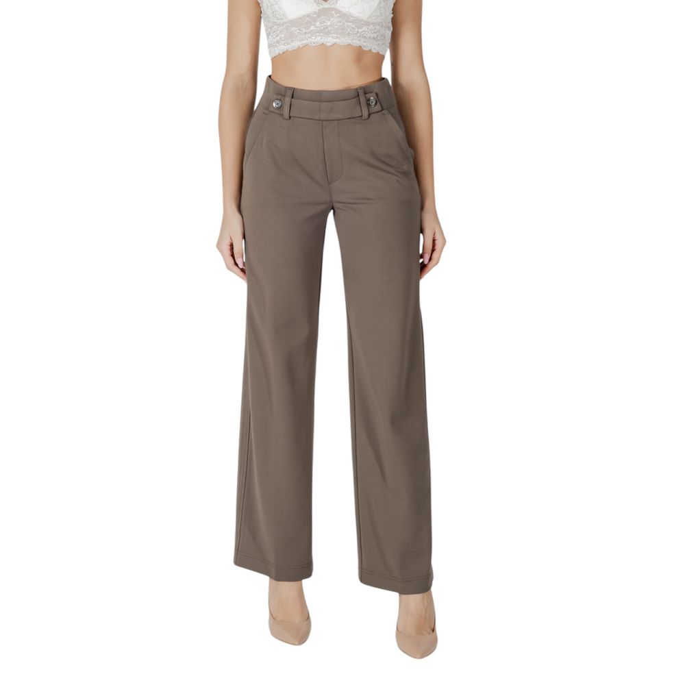 Brown Viscose Pant