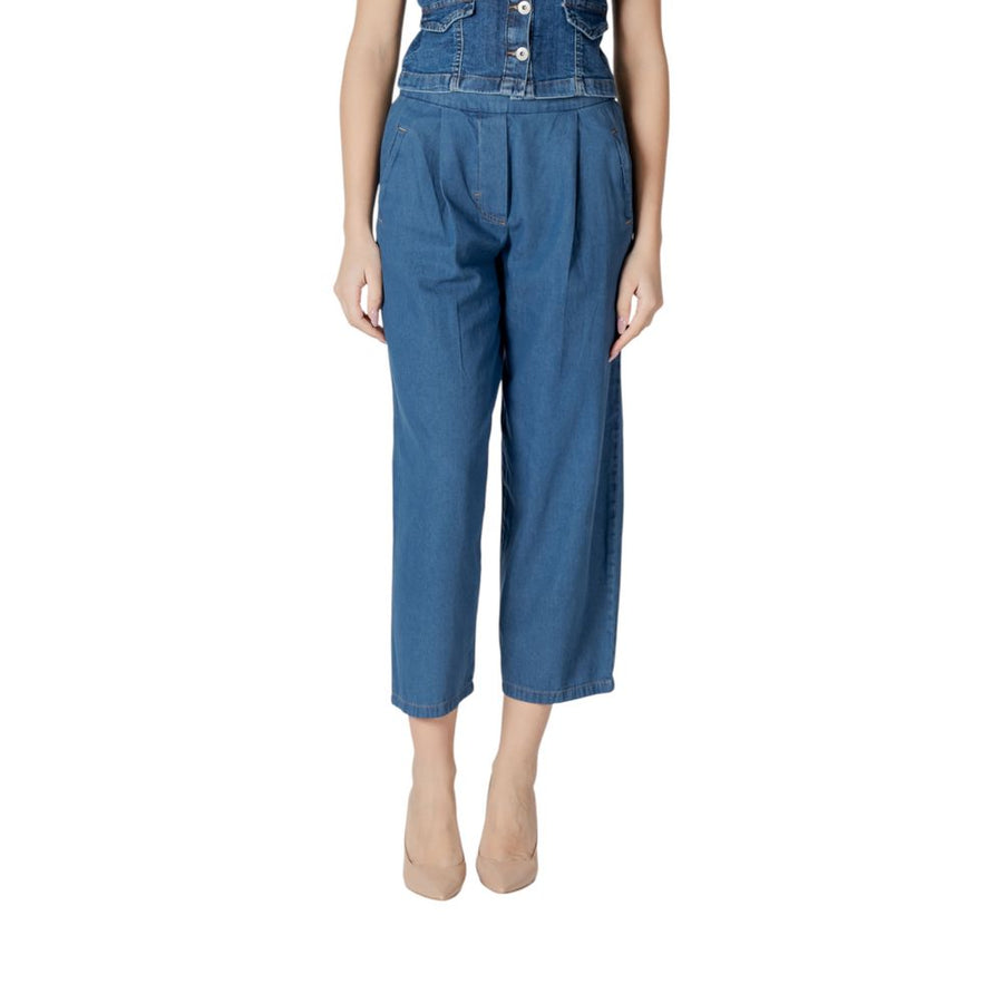 Blue Cotton Jeans Denim