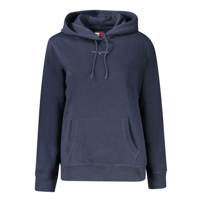 Blue Cotton Women Sweater