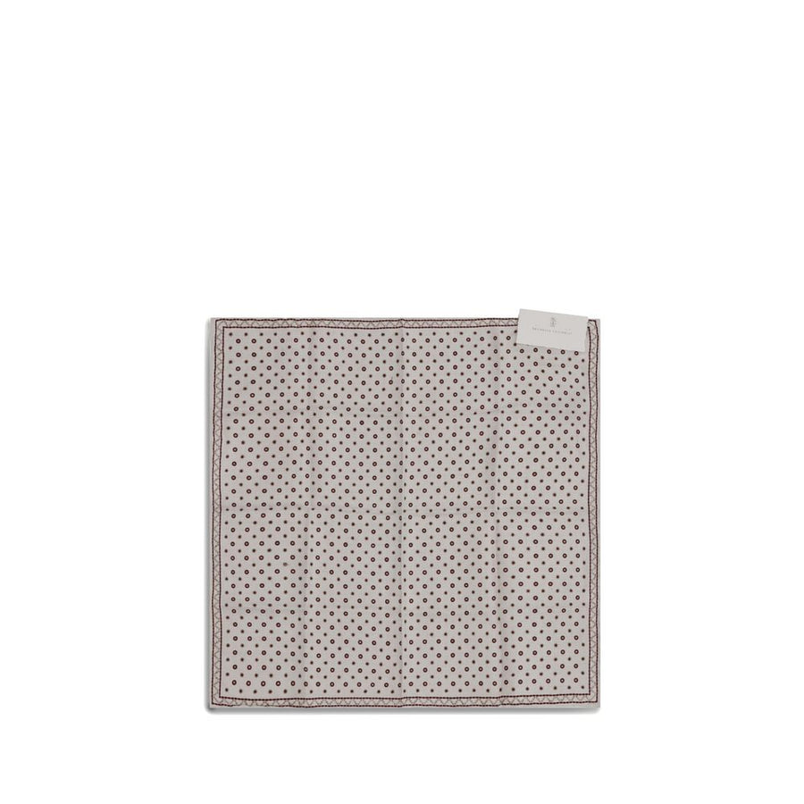 Polka Dot Silk Pocket Square