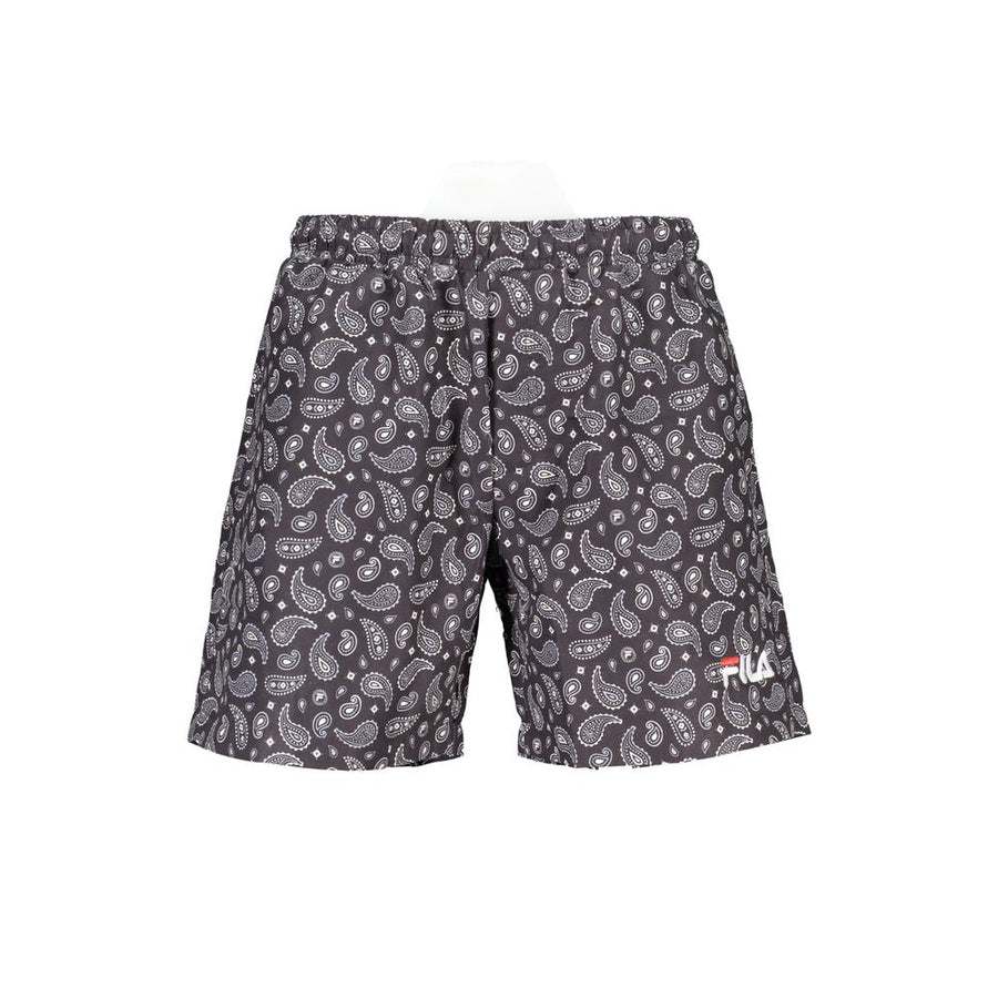 Black Polyester Swimwear