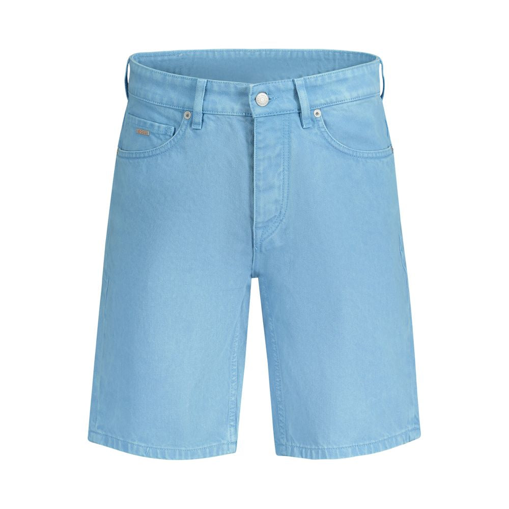 Blue Cotton Short