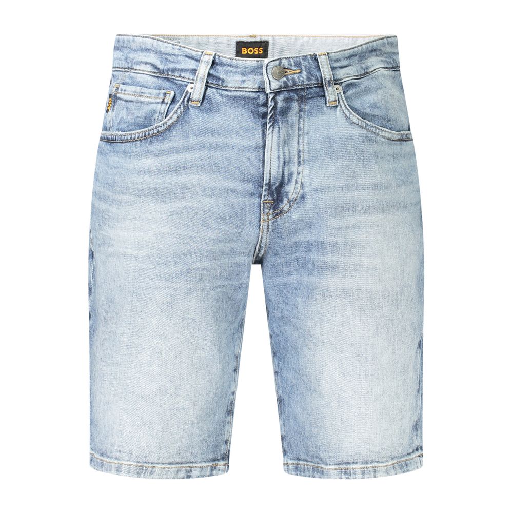 Blue Cotton Short