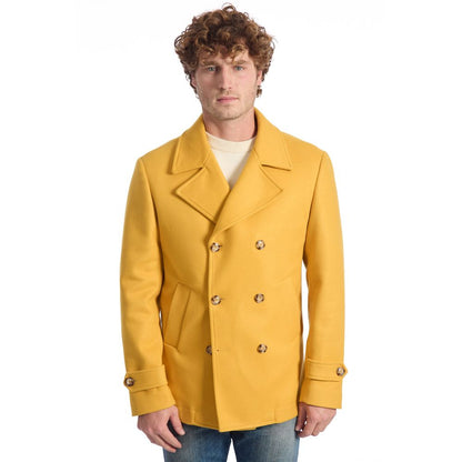 Yellow Wool Coat