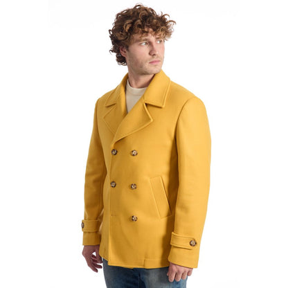 Yellow Wool Coat