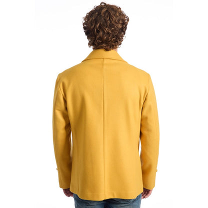 Yellow Wool Coat