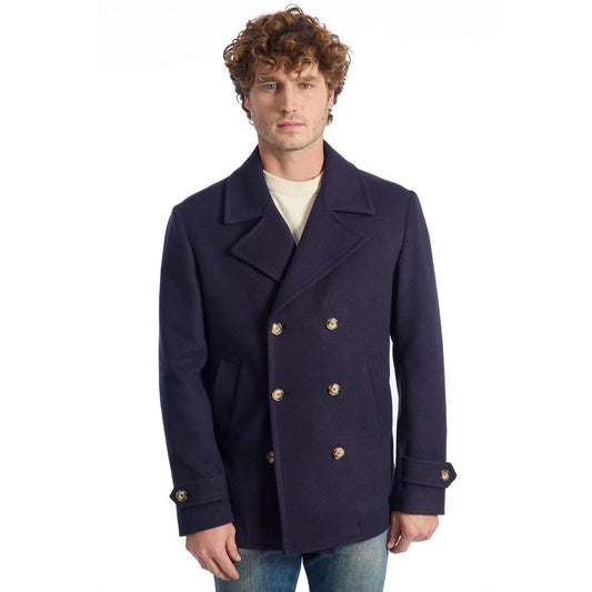 Blue Wool Coat