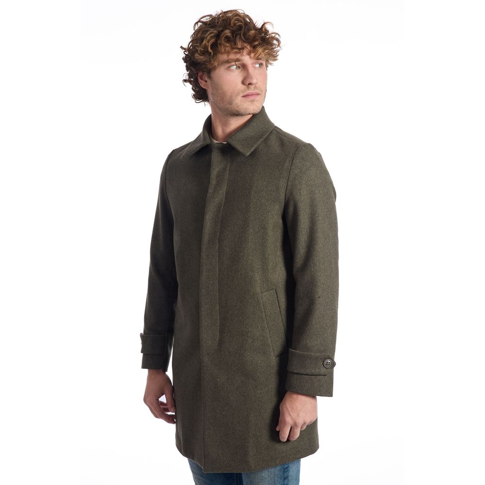 Green Wool Coat