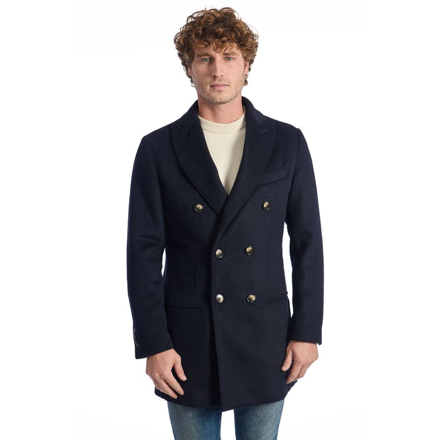 Blue Wool Coat