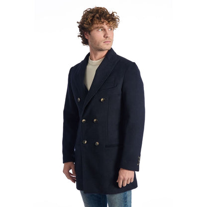 Blue Wool Coat