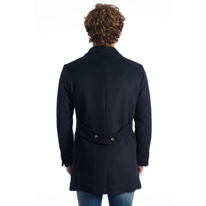 Blue Wool Coat