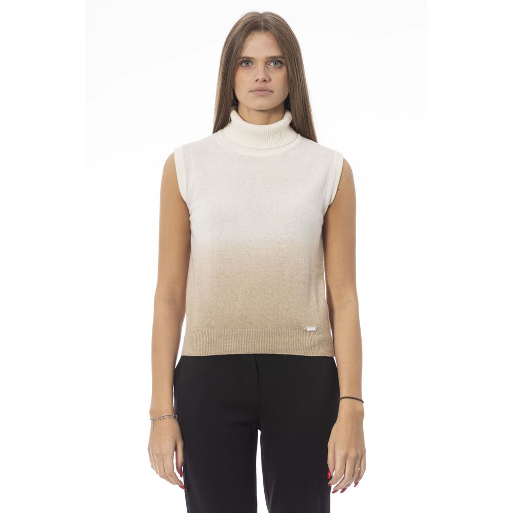 White Wool Sleeveles