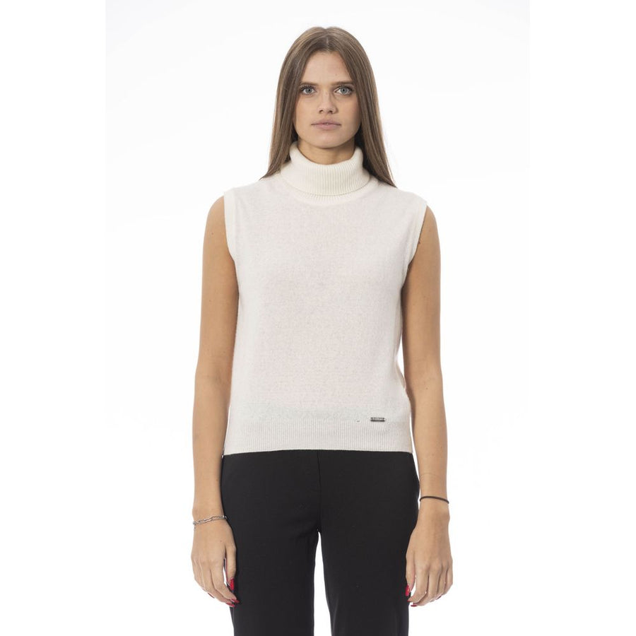 White Wool Sleeveles