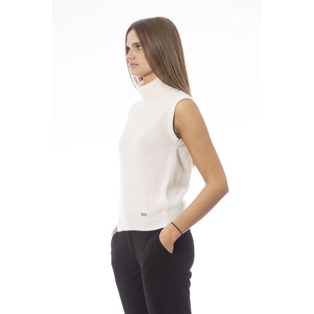 White Wool Sleeveles