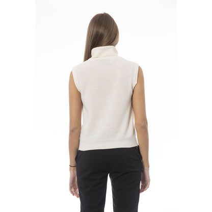 White Wool Sleeveles