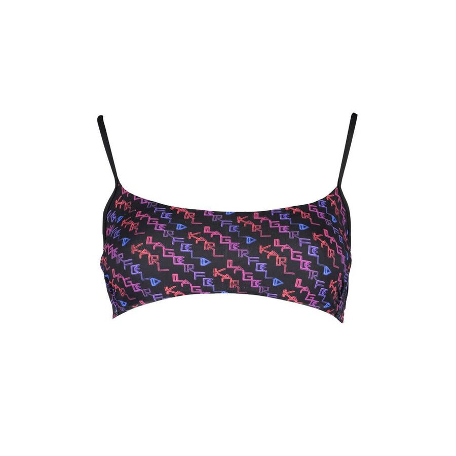 Black Elastane Swimwear