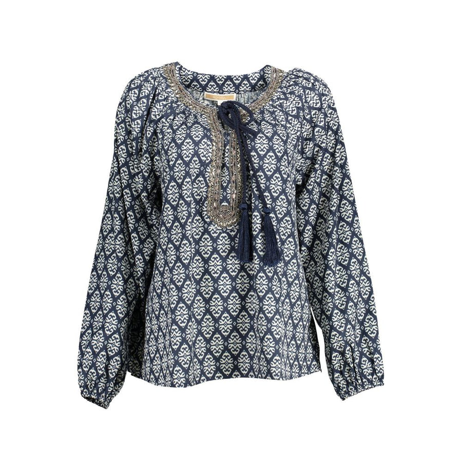 Blue Polyester Shirt