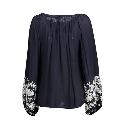 Blue Viscose Shirt