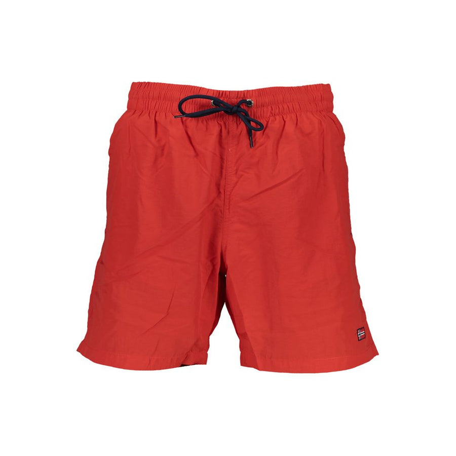 Red Polyamide Swimwear