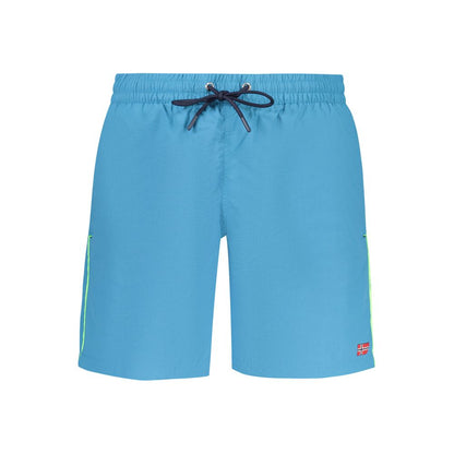 Blue Polyamide Swimwear